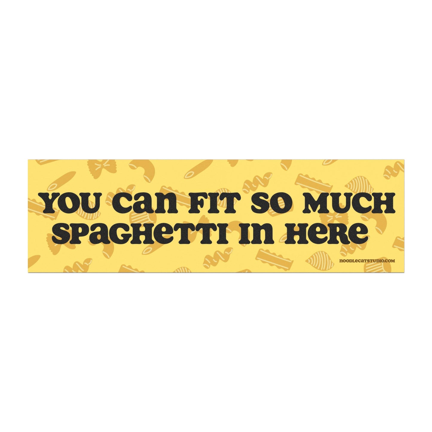 Spaghetti Car Magnet 10" x 3"