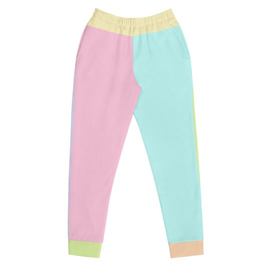 Pastel Colorblock Women's Sized Joggers
