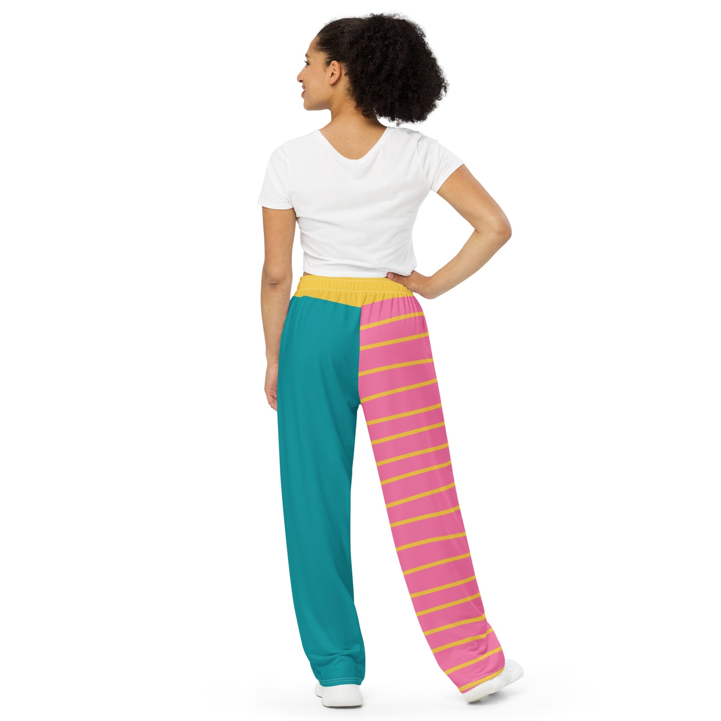 Você fez isso! Calça unissex confortável de perna larga Clowncore 2XS - 6XL