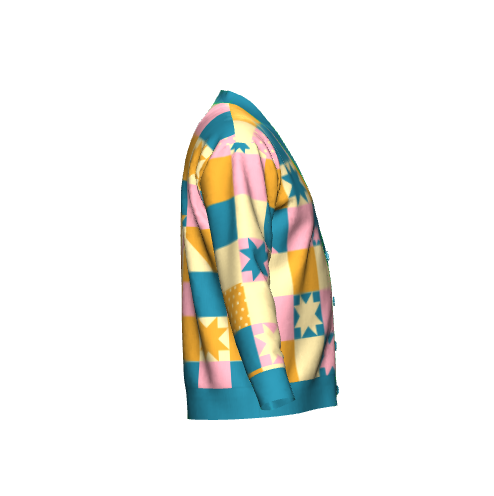 Grandma's Quilt Knit Cardigan