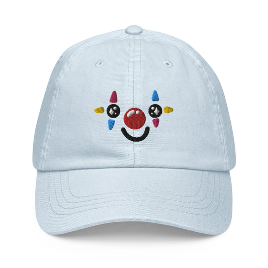 Happy Clown Face Pastel baseball hat