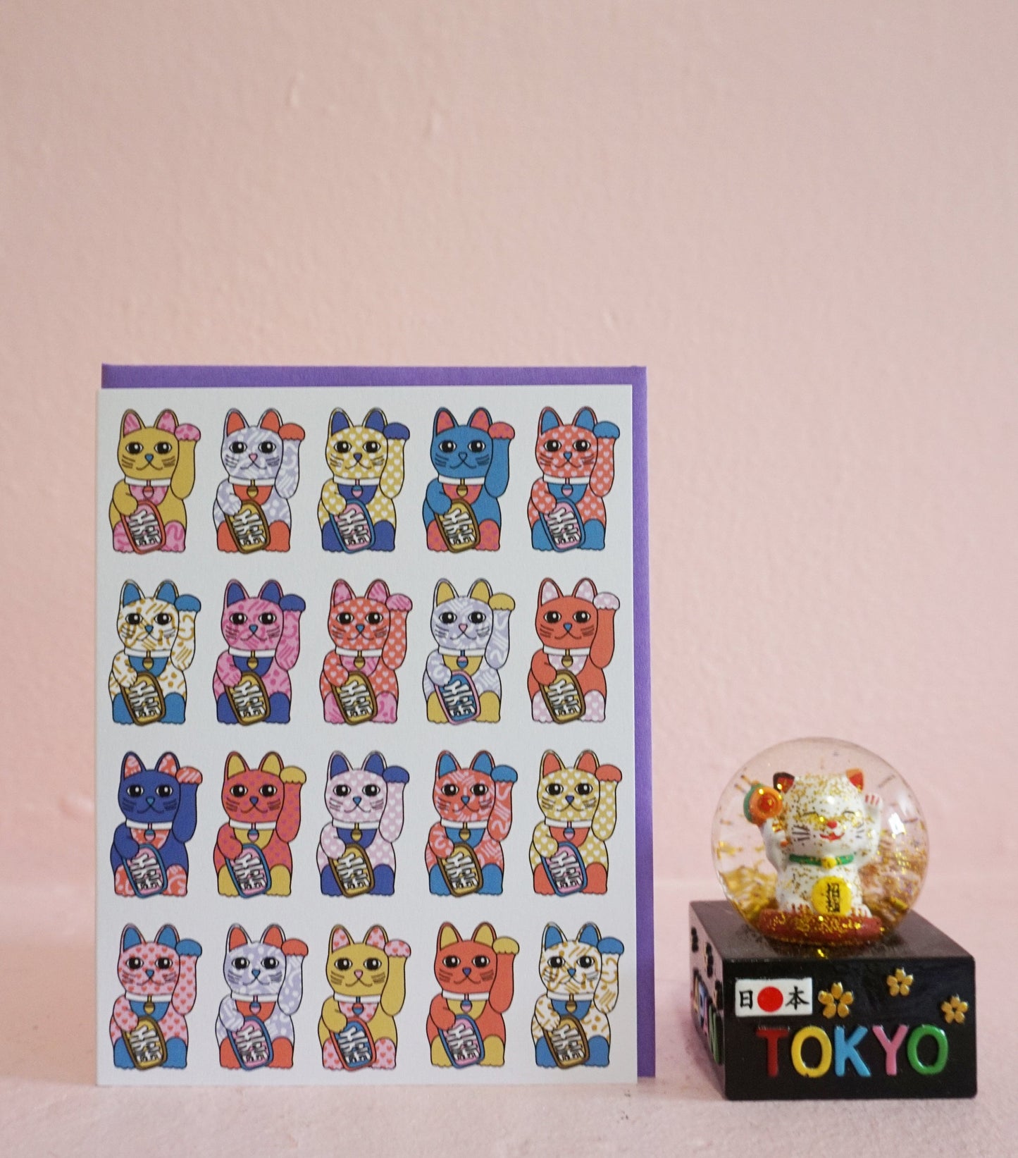 CARD - Good Luck Cats