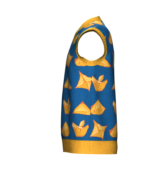 The Obsession Crab Rangoon Knit Vest