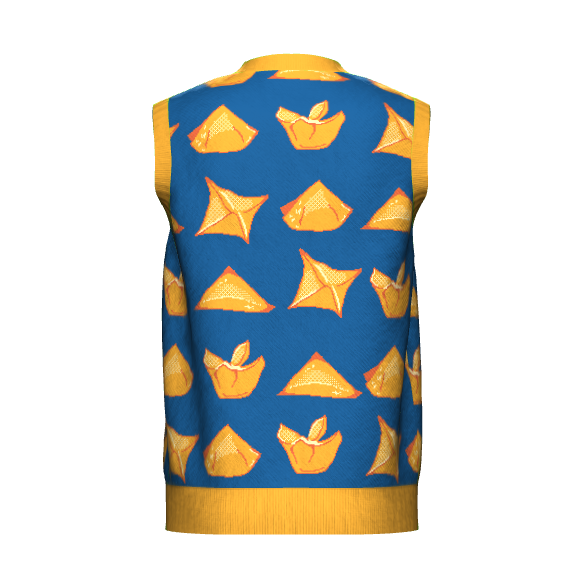 The Obsession Crab Rangoon Knit Vest