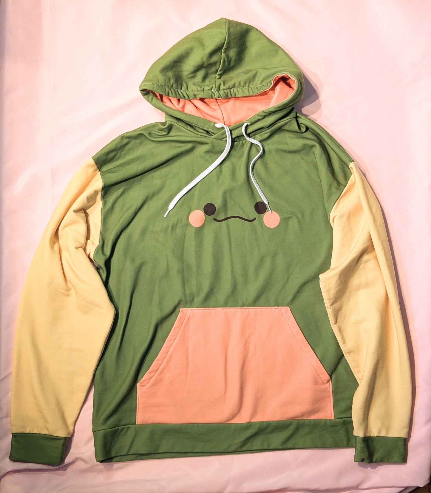 Friendly Frog - You are Safe, You are Loved Writing on the Sleeves 2XS - 6XL Unisex Hoodie