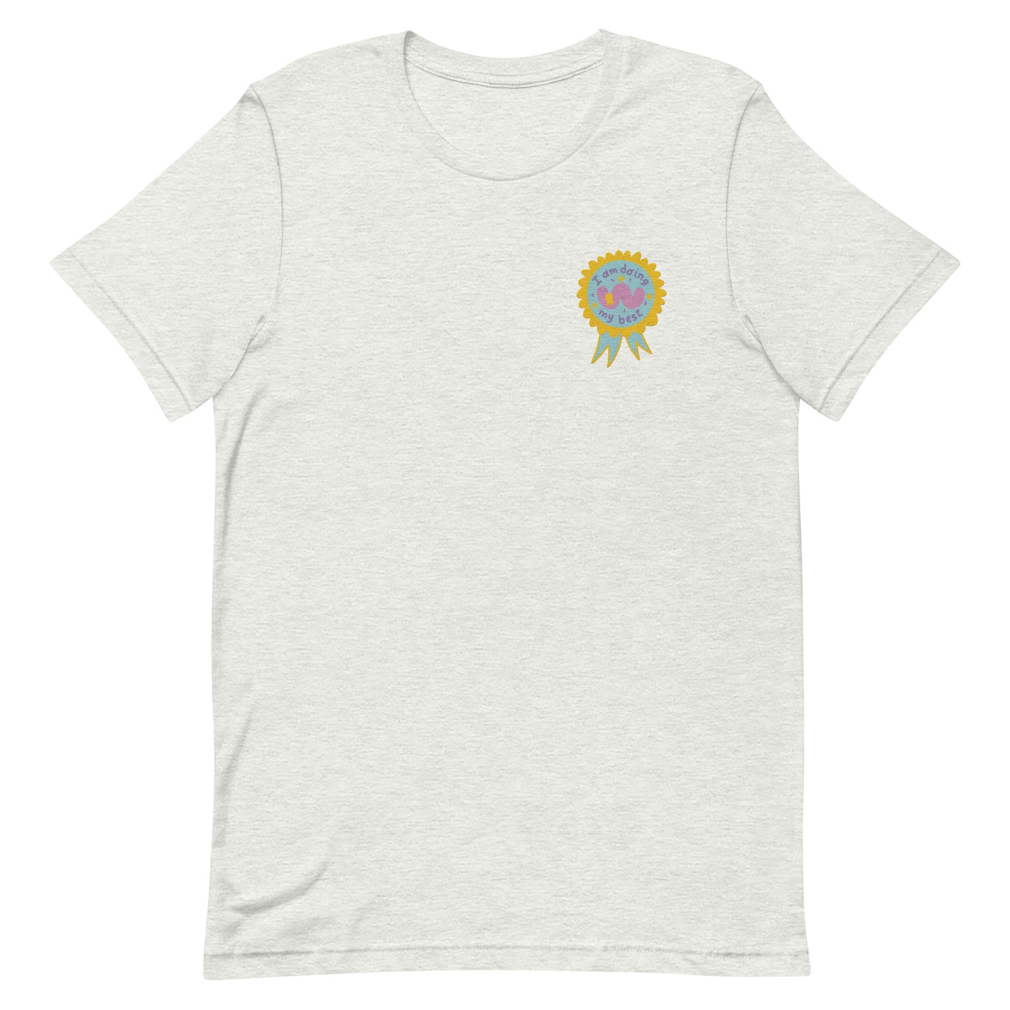 Doing my Best Embroidered Badge Unisex t-shirt S -4XL