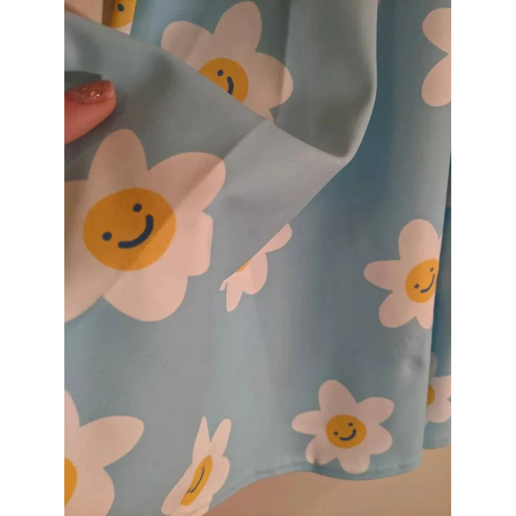 Smiley Daisy Skater Short Shirt XS - 3XL