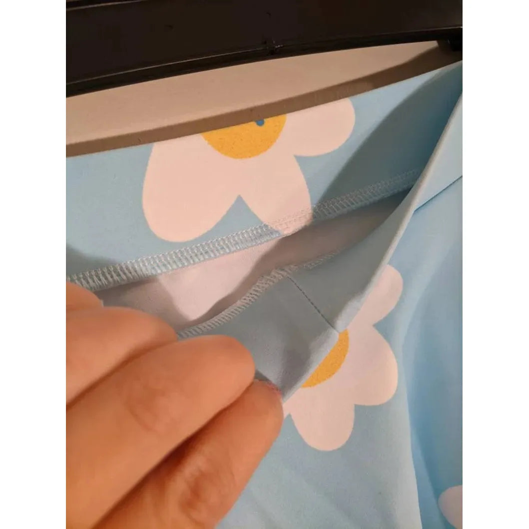 Smiley Daisy Skater Short Shirt XS - 3XL