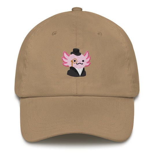 Distinguished Axolotl Gentleman Dad hat