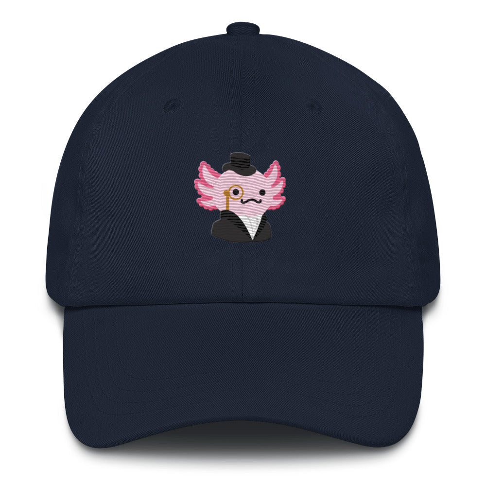 Distinguished Axolotl Gentleman Dad hat