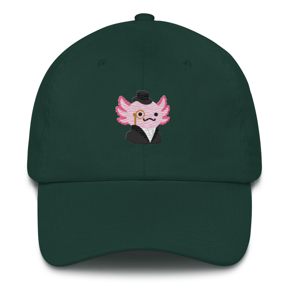 Distinguished Axolotl Gentleman Dad hat