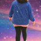 Kawaii Space Friends Frillability Knit Cardigan with buttons 2XS - 3XL