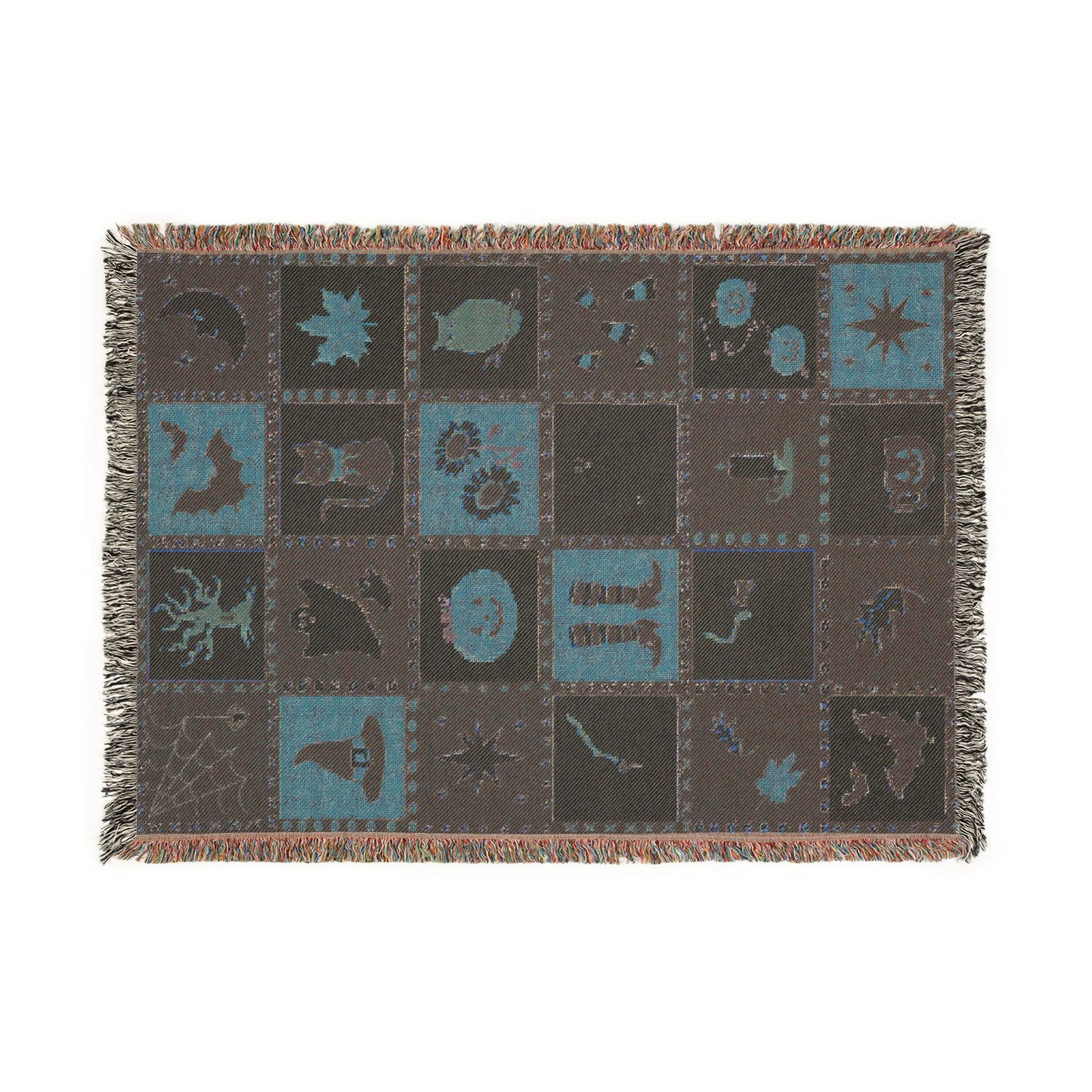 90's Halloween Nostalgic Woven Blanket