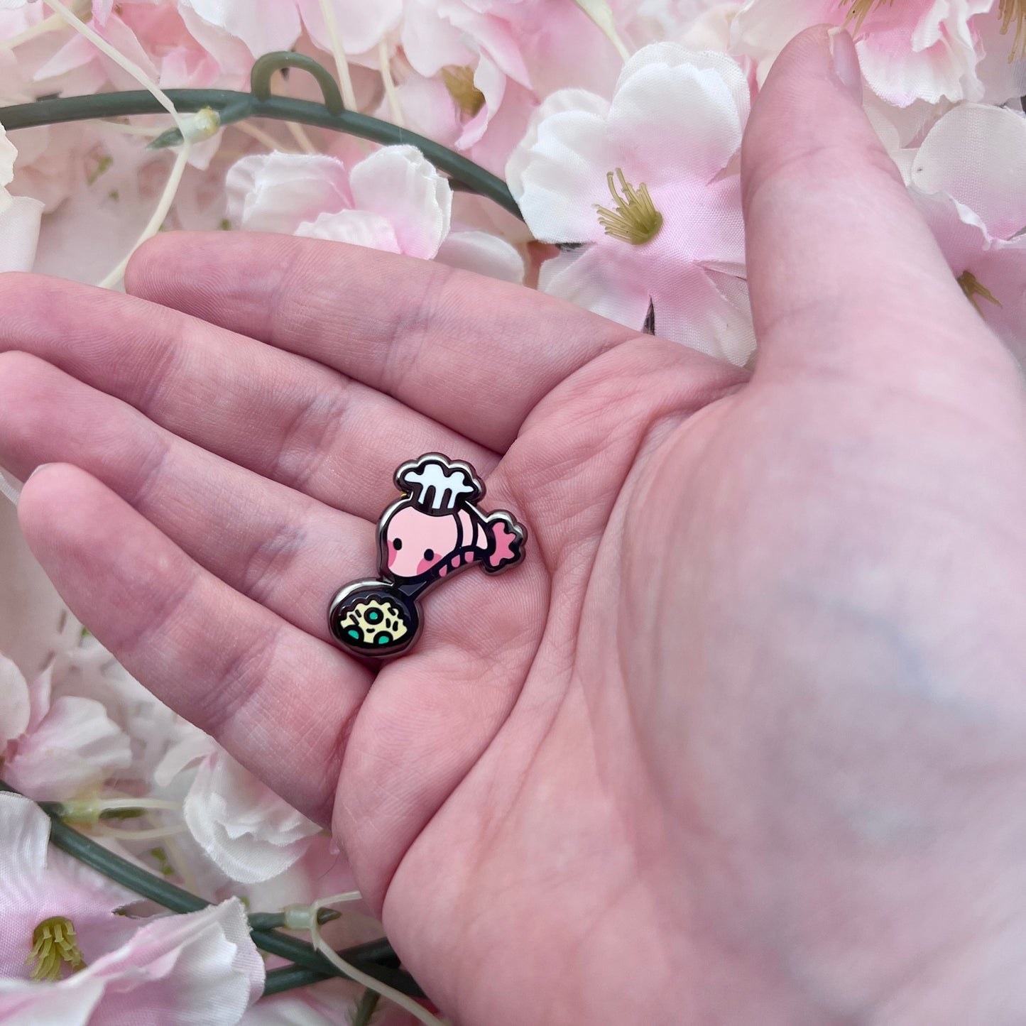Shrimp Fried Rice ~ Mini Enamel Pin