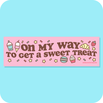Sweet Treat Car Magnet 10" x 3"