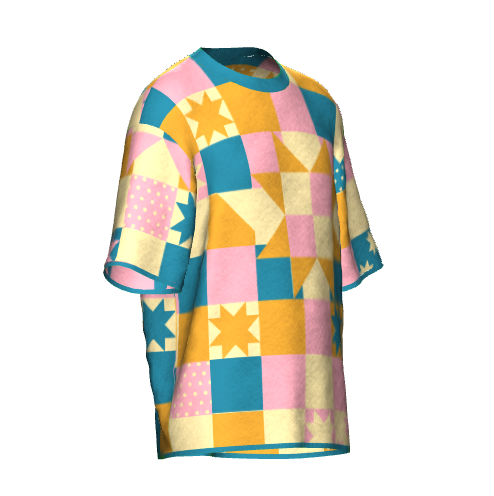 Grandma's Quilt Knit Short Sleeve