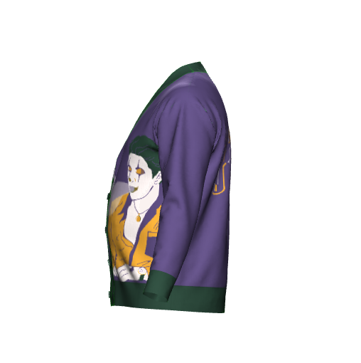 O Coringa de Nova Orleans Cardigan XS - 3XL