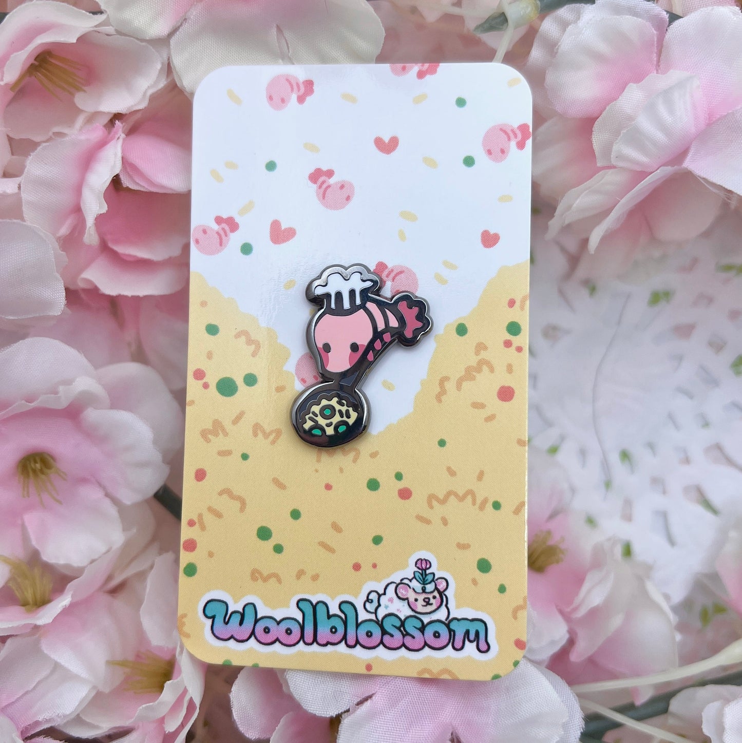 Shrimp Fried Rice ~ Mini Enamel Pin