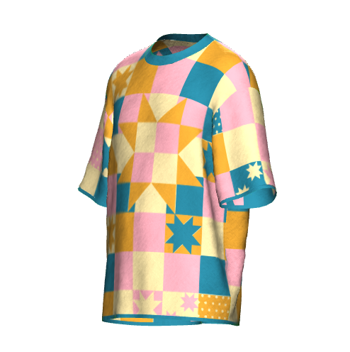 Grandma's Quilt Knit Short Sleeve
