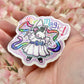 "Queer Magic!" Witch Opossum ~ Sticker