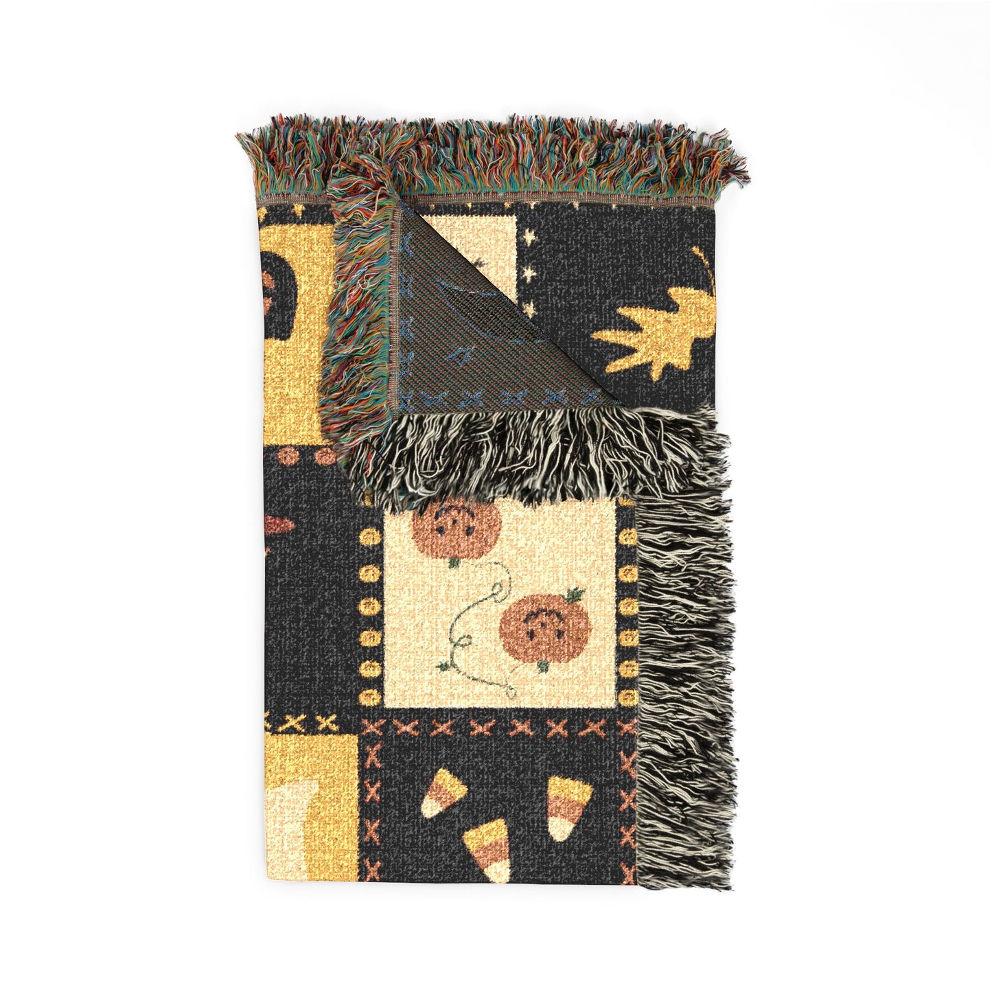 90's Halloween Nostalgic Woven Blanket
