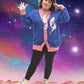 Kawaii Space Friends Frillability Knit Cardigan with buttons 2XS - 3XL