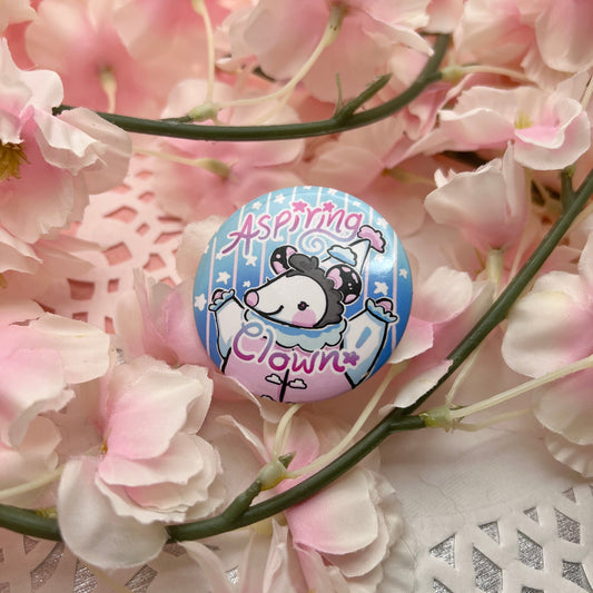 Aspiring Clown ~ Button