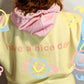 Pastel Colorblock Clown Hoodie - Have a Nice Day Clowncore Unisex Hoodie 2XS-6XL