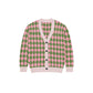 Popular Pink and Green Knitted Cardigan 2XS - 3XL