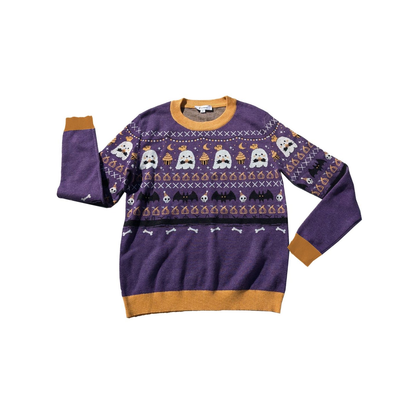 Halloween Ugly Sweater Classic Fit Knit Sweater 2XS-3XL | Halloween Ugly Sweater