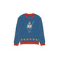Ice Cream Clown (with sprinkle sleeves) Knitted crew neck sweater 3XS - 3XL