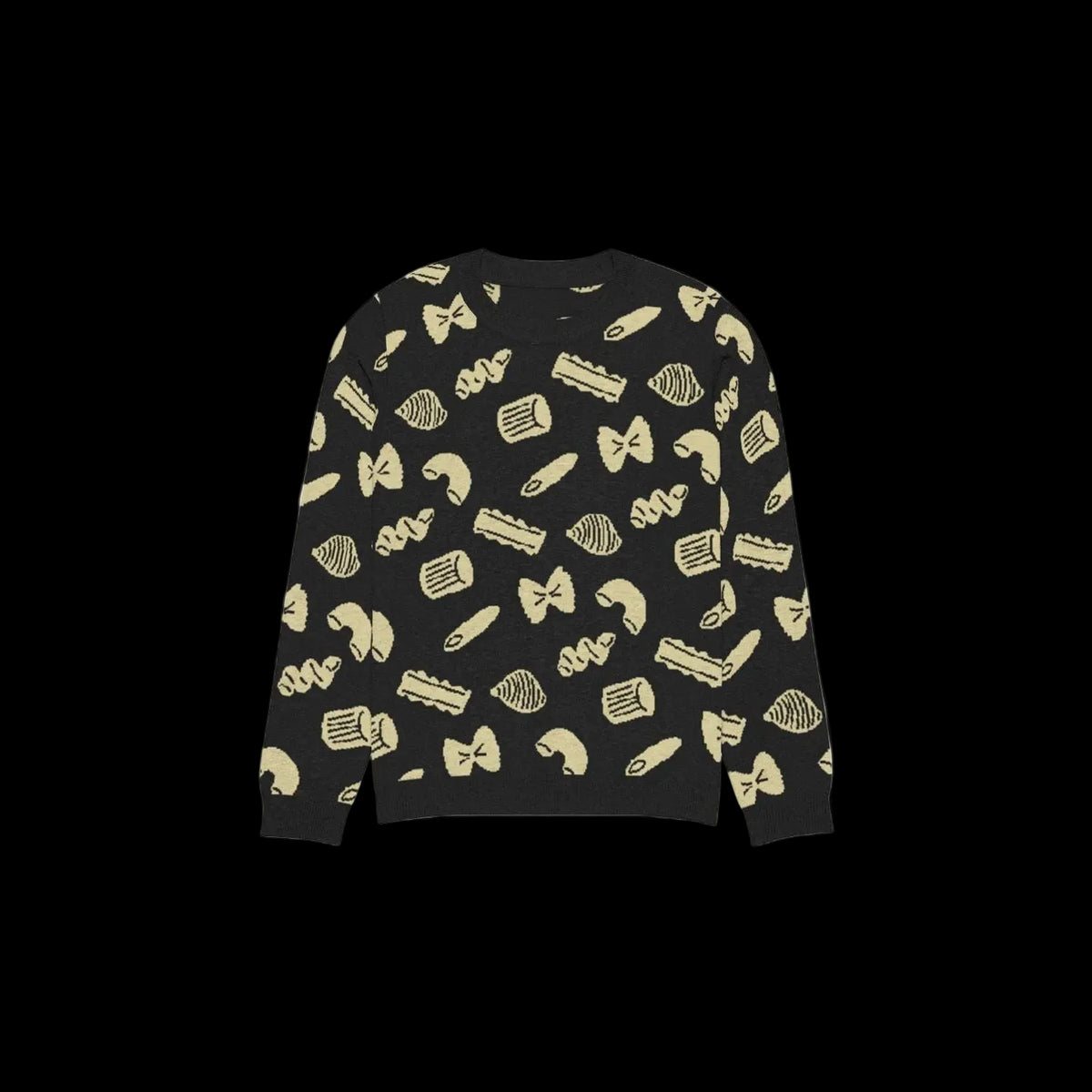 Pasta Party Knitted crew neck sweater 3XS - 3XL