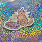 Pizza Party Kitty ~ Sticker