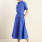 SOUL ON FIRE WOVEN MIDI DRESS