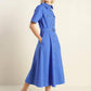 SOUL ON FIRE WOVEN MIDI DRESS