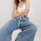 CALM & COLLECTED BLUE DENIM PANTS