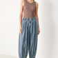 EASY VOLUME DENIM GENIE PANTS