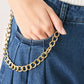 STATEMENT BLUE WIDE LEG DENIM PANTS
