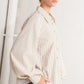 PINSTRIPE CHIC WOVEN TOP