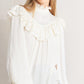 EDWARDIAN WALTZ WOVEN TOP