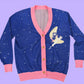 Kawaii Space Friends Frillability Knit Cardigan with buttons 2XS - 3XL