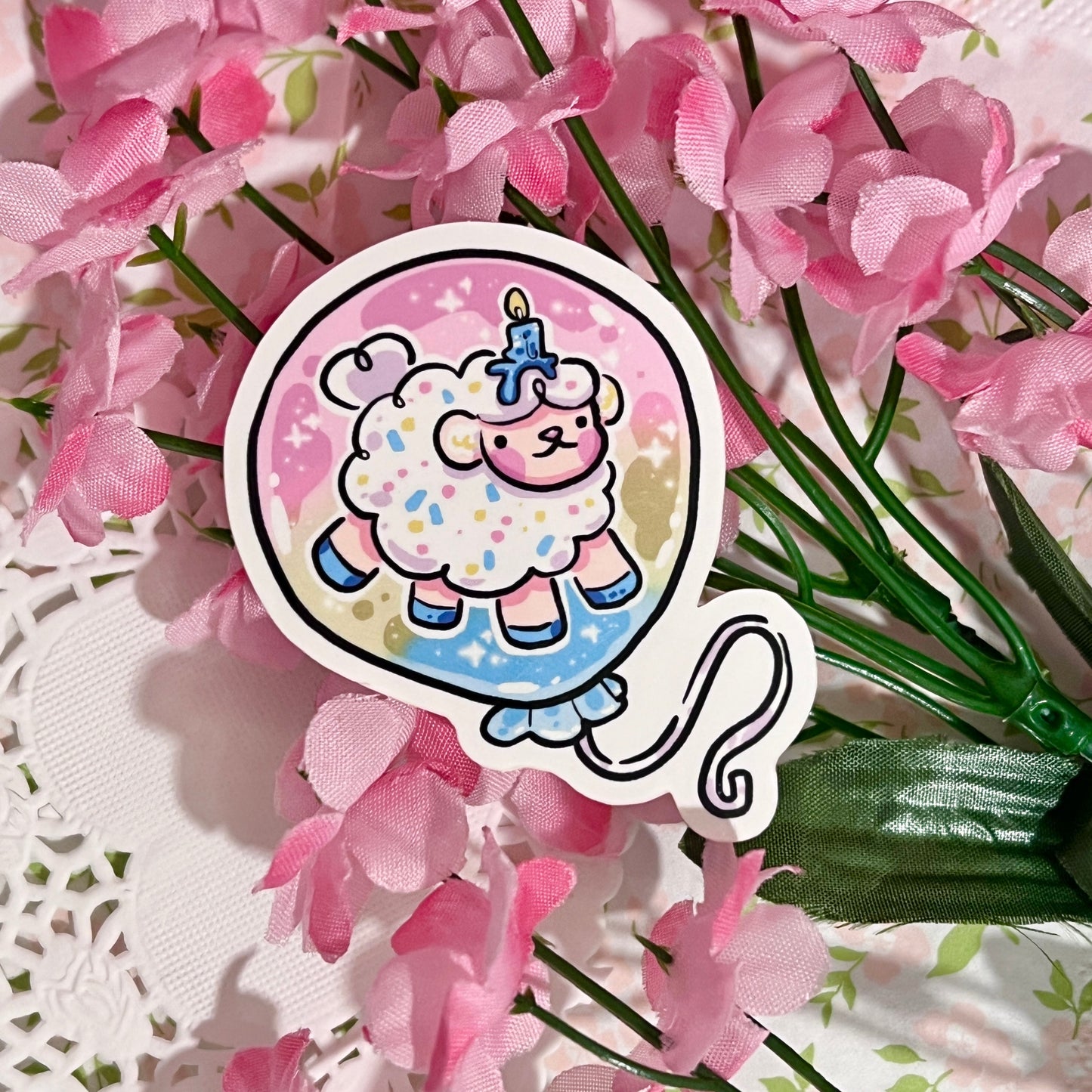 Birthday Balloon Sprout ~ Sticker