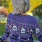 Halloween Ugly Sweater Classic Fit Knit Sweater 2XS-3XL | Halloween Ugly Sweater