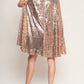 SPECIAL TREATMENT SEQUIN MINI DRESS