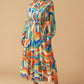 GLAM ATTITUDE WOVEN MIDI SHIRT DRESS