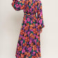 OUR BEAUTIFUL LOVE WOVEN MIDI DRESS