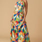 KEEP BLOOMING WOVEN MAXI DRESS