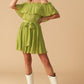 JUST ONE MORE WOVEN MINI DRESS