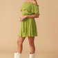 JUST ONE MORE WOVEN MINI DRESS