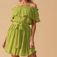JUST ONE MORE WOVEN MINI DRESS